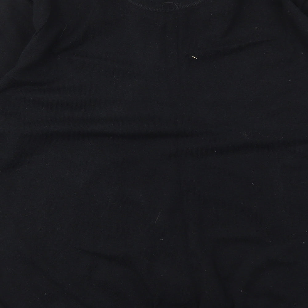 Aspen&Court Mens Black   Pullover Sweatshirt Size L