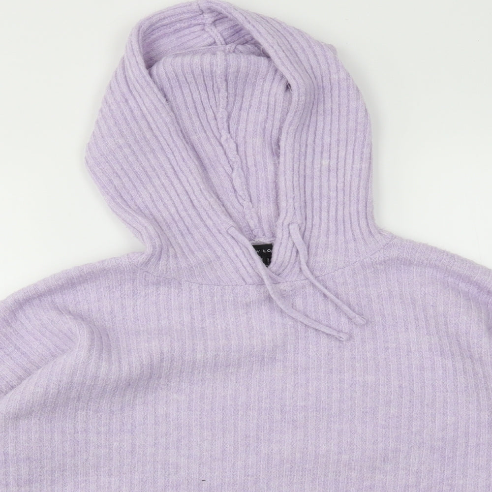 Womens UK Size S NEW LOOK Purple Pullover Jumper