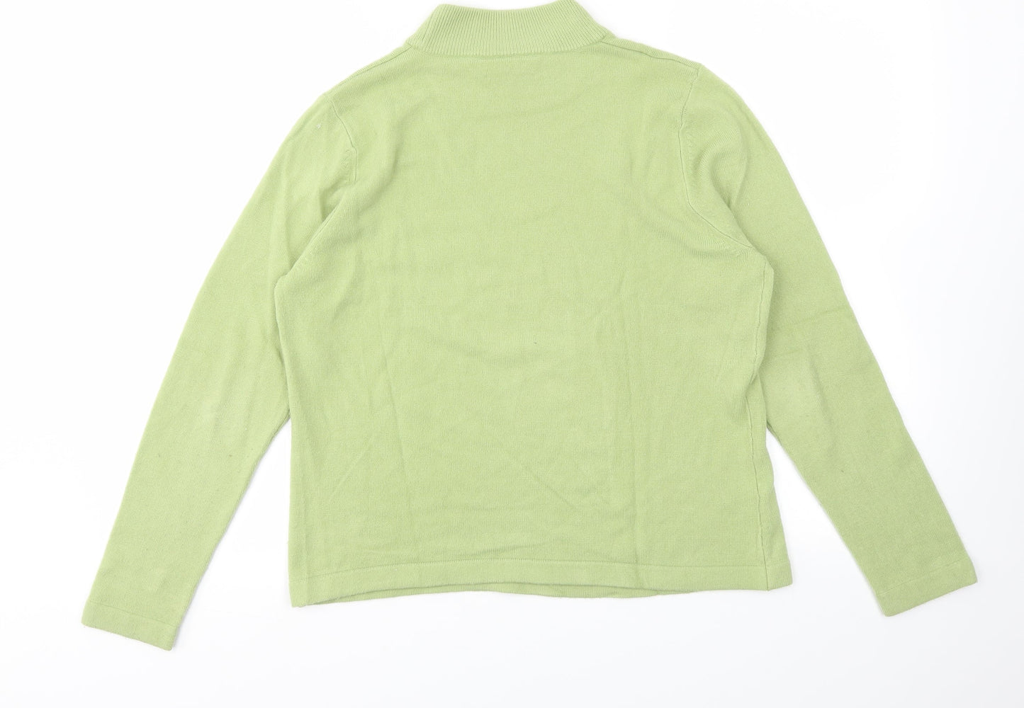 Womens UK Size 12 JDV Green Pullover Jumper