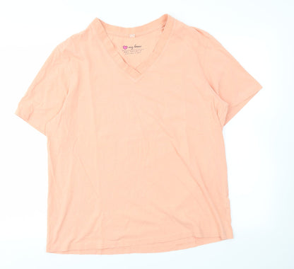 Womens UK Size M bpc Orange Basic T-Shirt