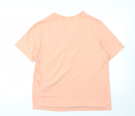Womens UK Size M bpc Orange Basic T-Shirt
