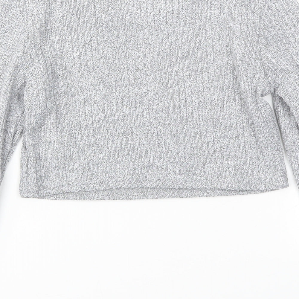 SheIn Girls Grey   Basic T-Shirt Size 10 Years