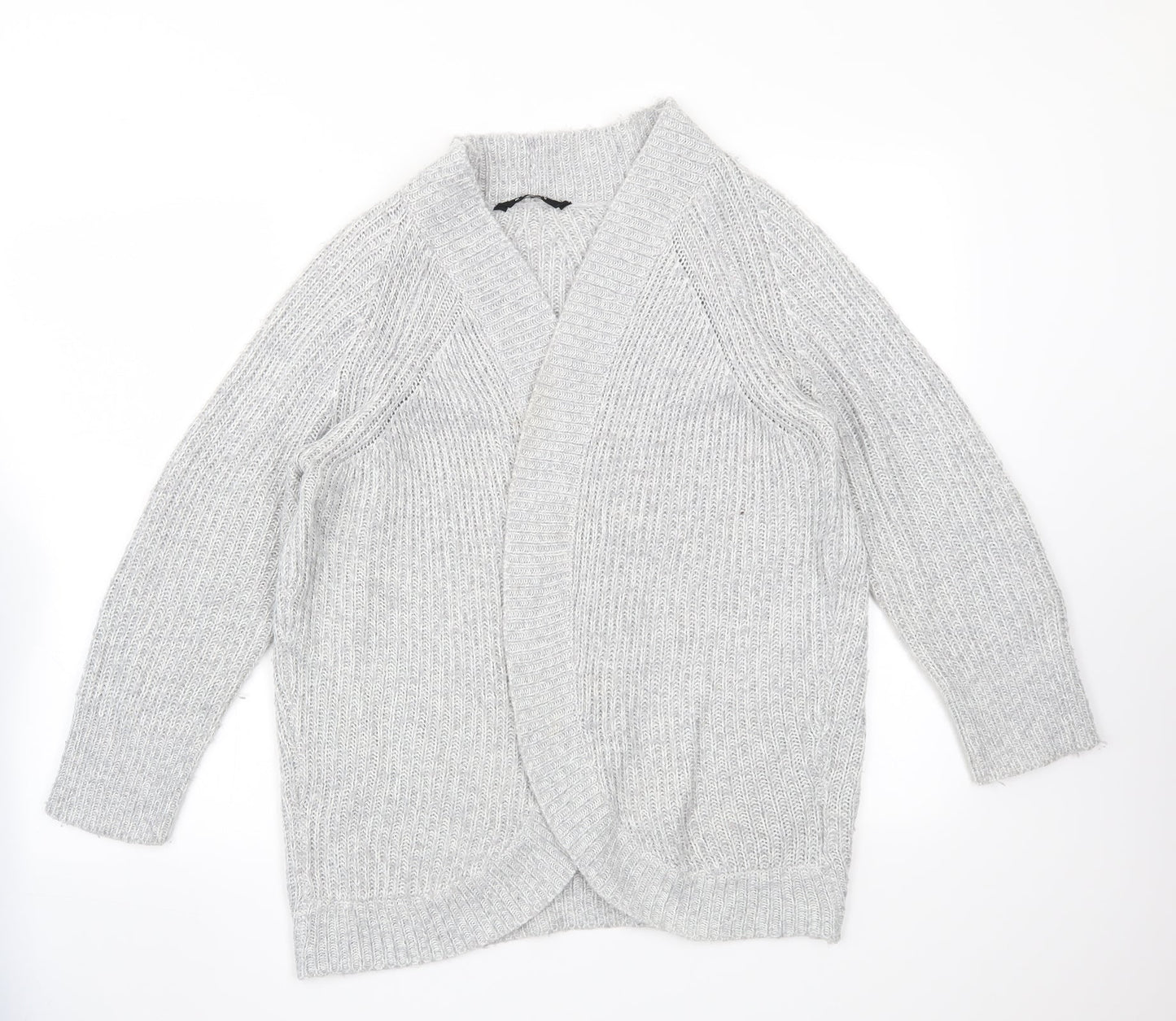 Womens UK Size S Select Grey Cardigan Jumper