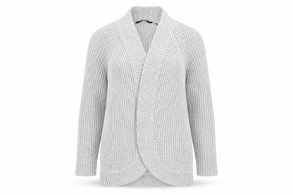 Womens UK Size S Select Grey Cardigan Jumper