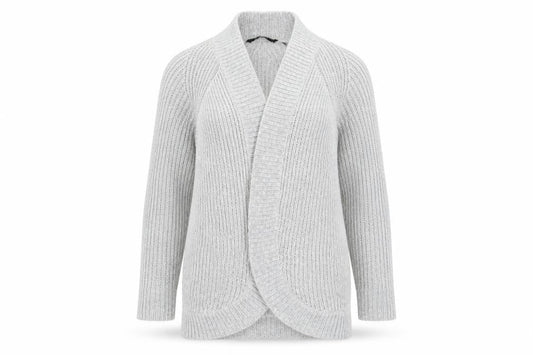 Womens UK Size S Select Grey Cardigan Jumper