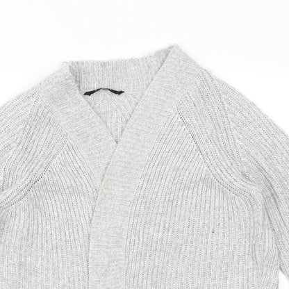 Womens UK Size S Select Grey Cardigan Jumper