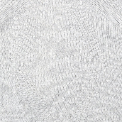 Womens UK Size S Select Grey Cardigan Jumper