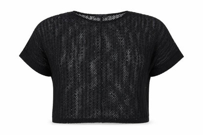 Womens UK Size 8 NEXT Black Basic T-Shirt