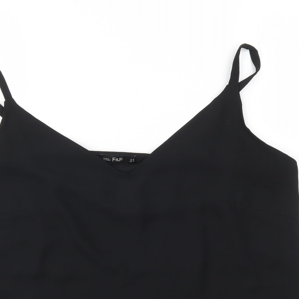 F&F Womens Black   Basic Blouse Size 16