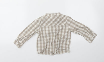 Disney Boys Multicoloured Check  Basic Tank Size 9-12 Months