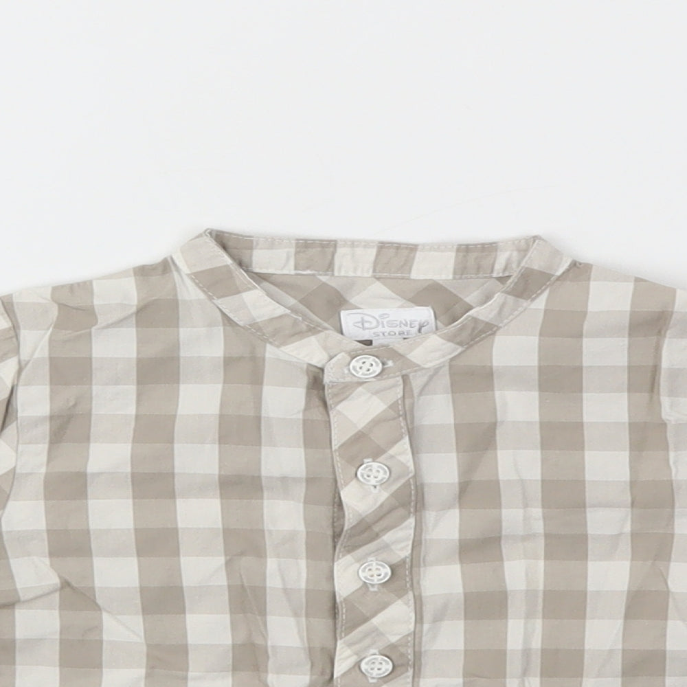 Disney Boys Multicoloured Check  Basic Tank Size 9-12 Months