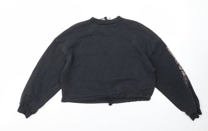 Womens UK Size M H&M Black Pullover Jumper