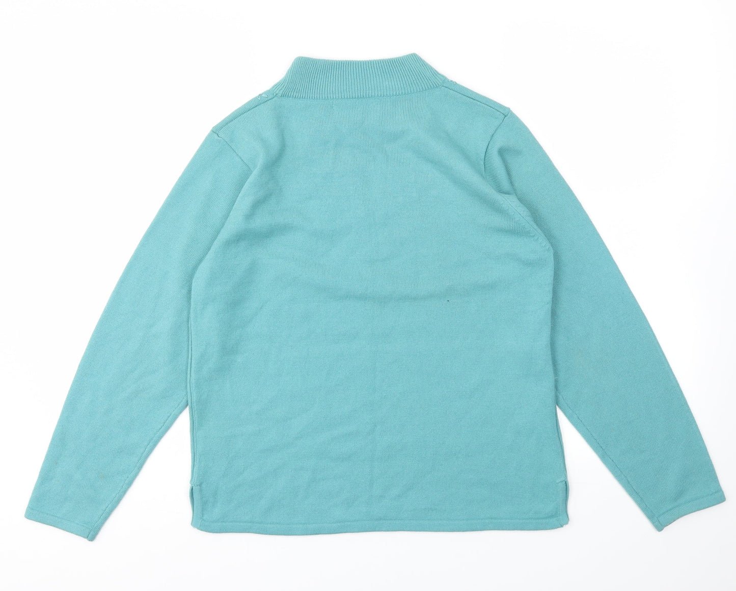 Womens UK Size M Ann Marie Blue Pullover Jumper