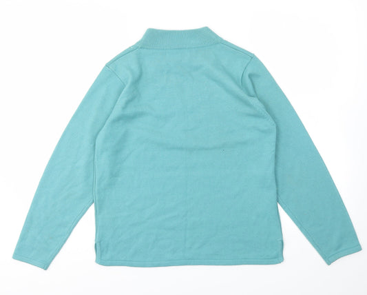 Womens UK Size M Ann Marie Blue Pullover Jumper