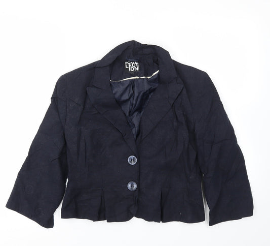 Debenhams Womens Blue   Jacket Blazer Size 12