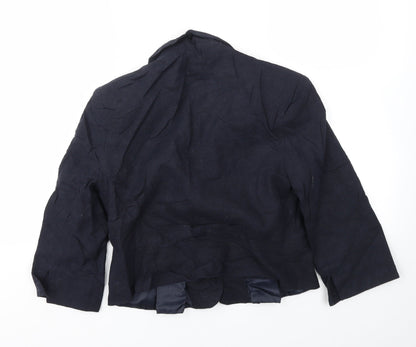 Debenhams Womens Blue   Jacket Blazer Size 12
