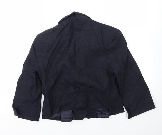 Debenhams Womens Blue   Jacket Blazer Size 12