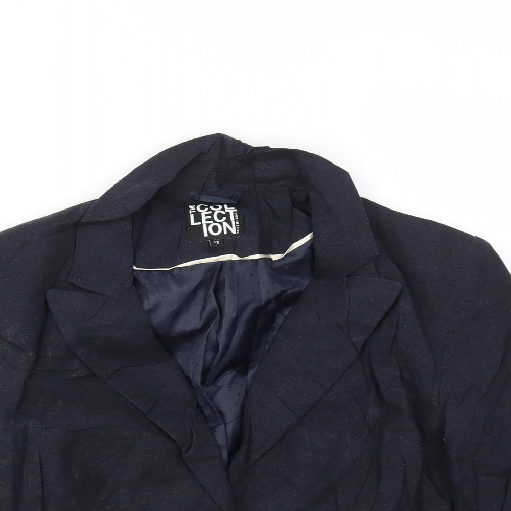 Debenhams Womens Blue   Jacket Blazer Size 12