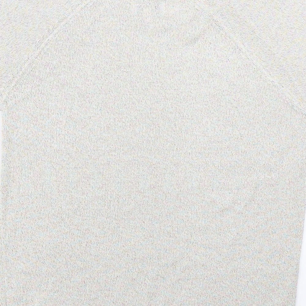 Womens UK Size 10 NEXT Beige Basic T-Shirt