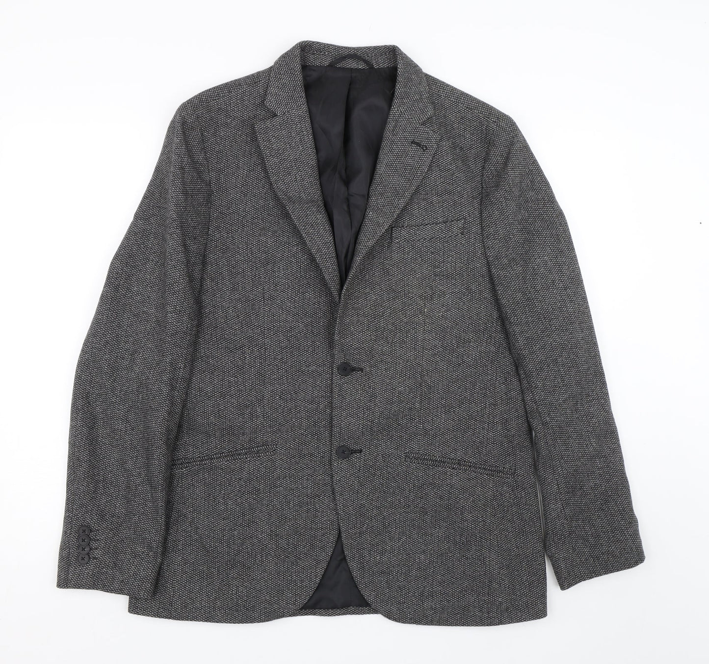 Mens UK Size 40 Debenhams Regular Grey Suit Jacket