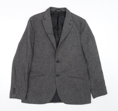 Mens UK Size 40 Debenhams Regular Grey Suit Jacket