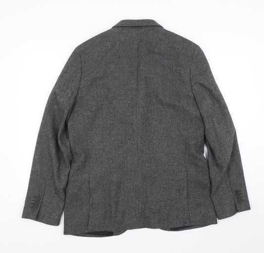 Mens UK Size 40 Debenhams Regular Grey Suit Jacket