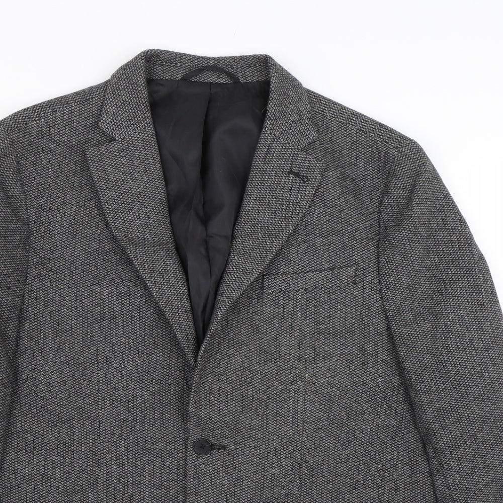 Mens UK Size 40 Debenhams Regular Grey Suit Jacket