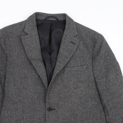 Mens UK Size 40 Debenhams Regular Grey Suit Jacket
