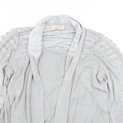 Womens UK Size 14 M&S Grey Cardigan Jumper