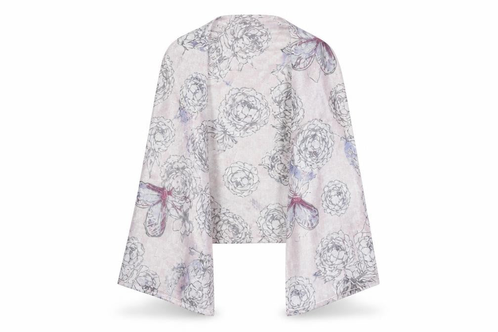 George Womens Pink Floral   Shawl/Wrap