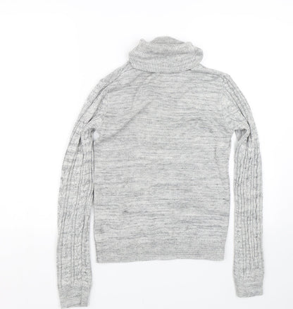 Womens UK Size S H&M Grey Pullover Jumper