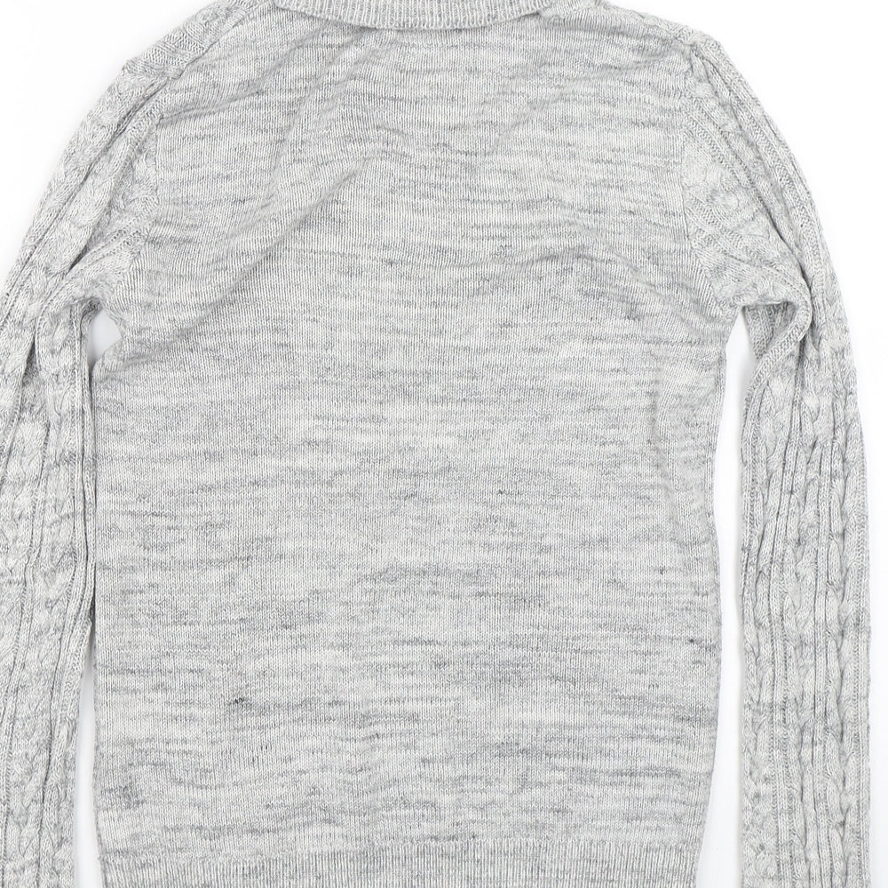 Womens UK Size S H&M Grey Pullover Jumper