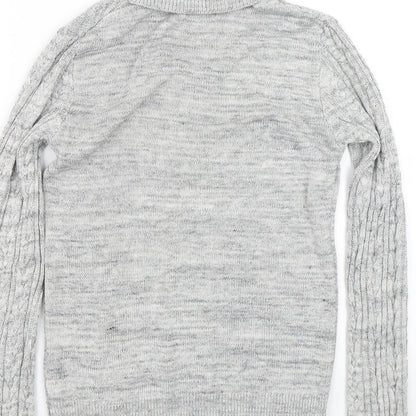 Womens UK Size S H&M Grey Pullover Jumper