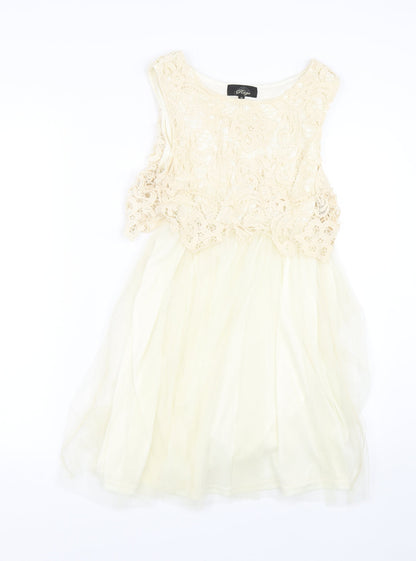 Range Womens Beige Floral  Tank Dress  Size 10
