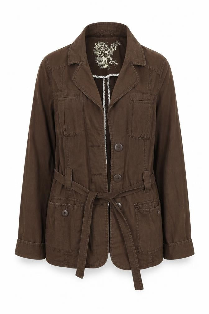 Womens UK Size 14 Cherokee Brown Jacket