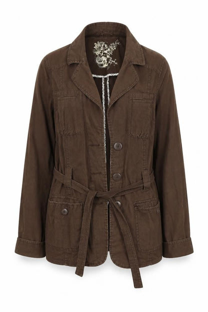 Womens UK Size 14 Cherokee Brown Jacket