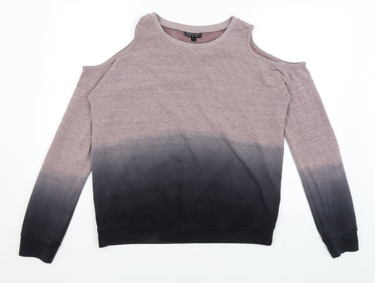 Womens UK Size 10 Topshop Purple Pullover Jumper