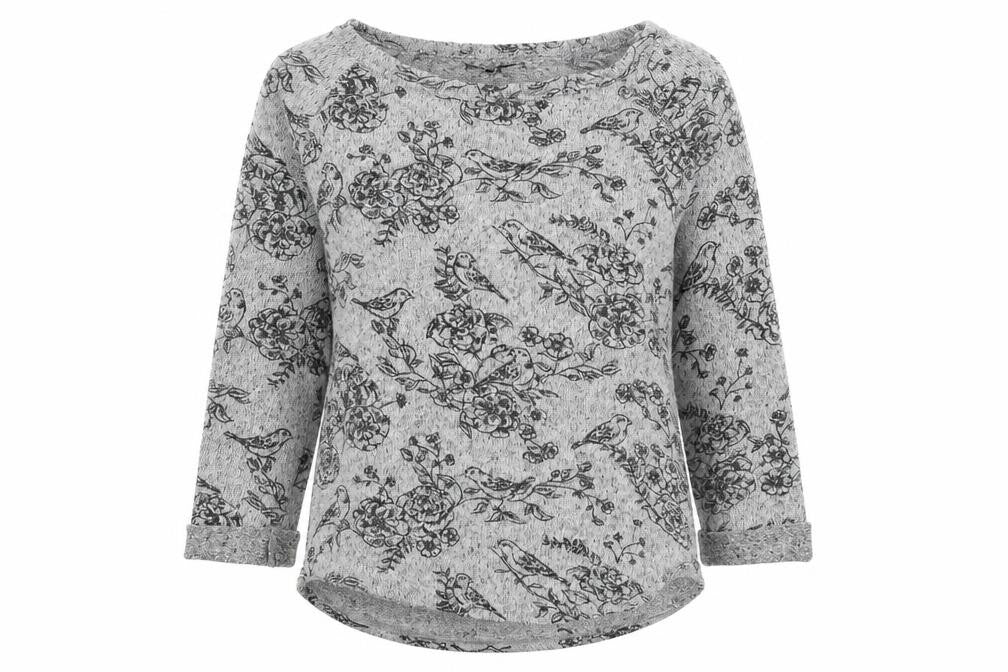 Womens UK Size 6 New Look Grey Pullover Jumper