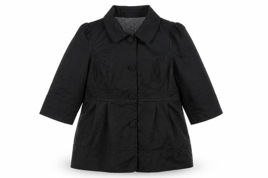 Front view of Atmosphere women’s black jacket, size UK 12