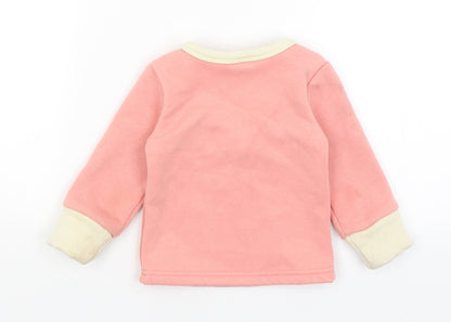 Kacakid Baby Pink   Pullover Jumper Size 9-12 Months