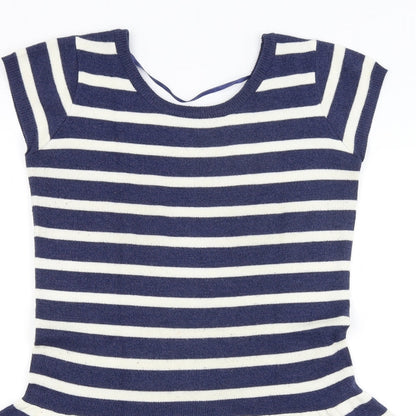 Atmosphere Womens Blue Striped  Mermaid  Size 6