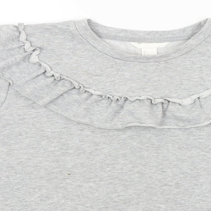 H&M Womens Grey   Pullover Jumper Size L