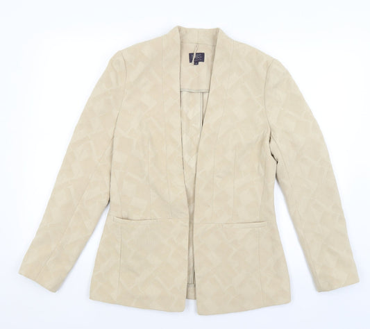 M&S Womens Gold   Jacket Blazer Size 12