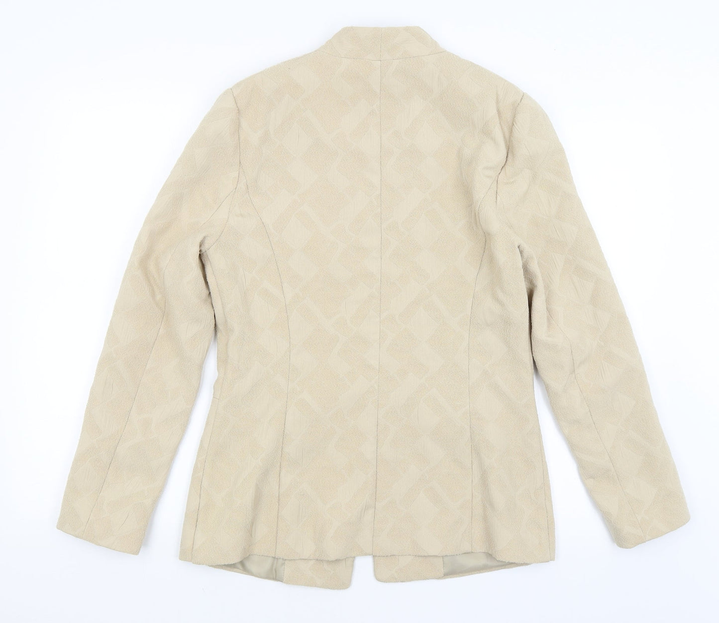 M&S Womens Gold   Jacket Blazer Size 12