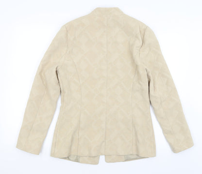 M&S Womens Gold   Jacket Blazer Size 12