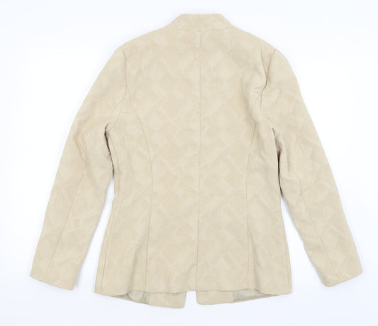 M&S Womens Gold   Jacket Blazer Size 12