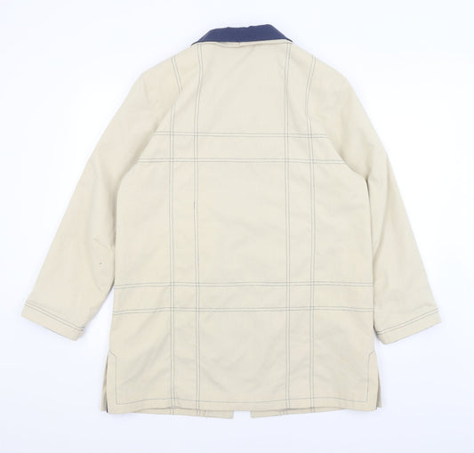 Womens UK Size 12 Bonmarche Beige Overcoat