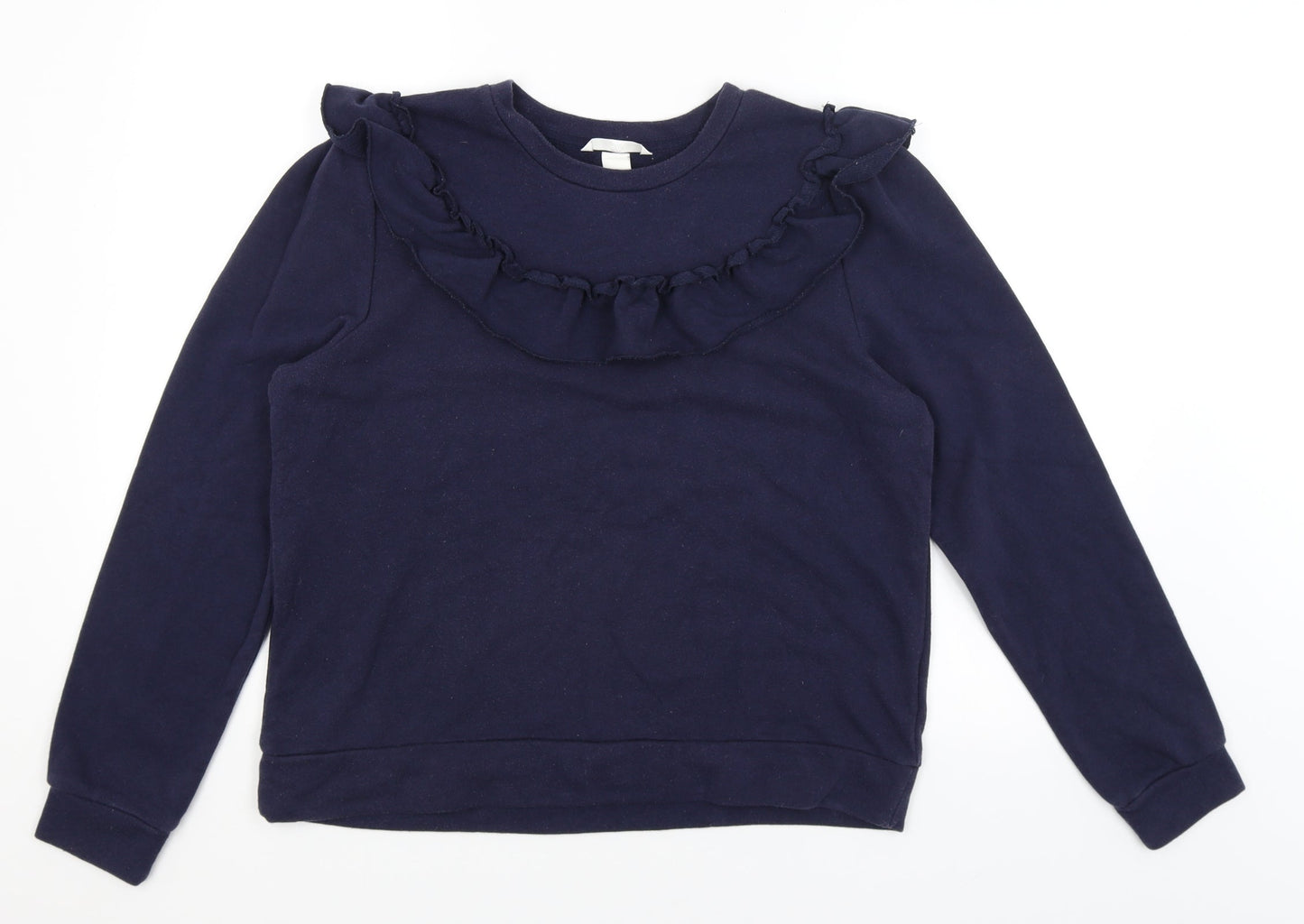 Womens UK Size L H&M Blue Pullover Jumper