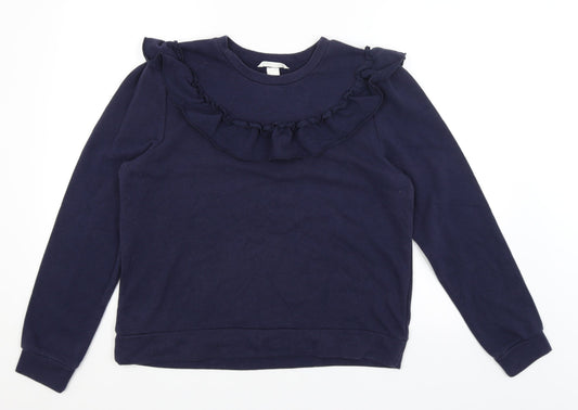 Womens UK Size L H&M Blue Pullover Jumper