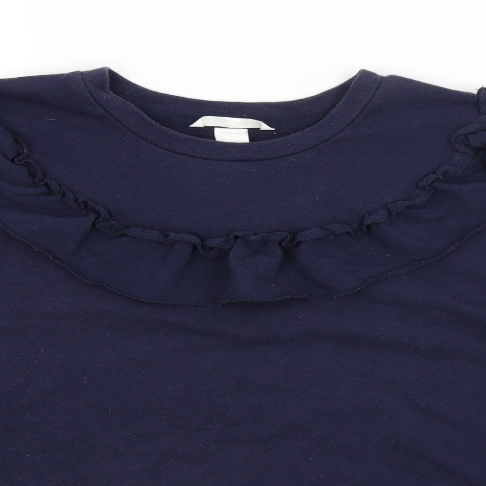 Womens UK Size L H&M Blue Pullover Jumper